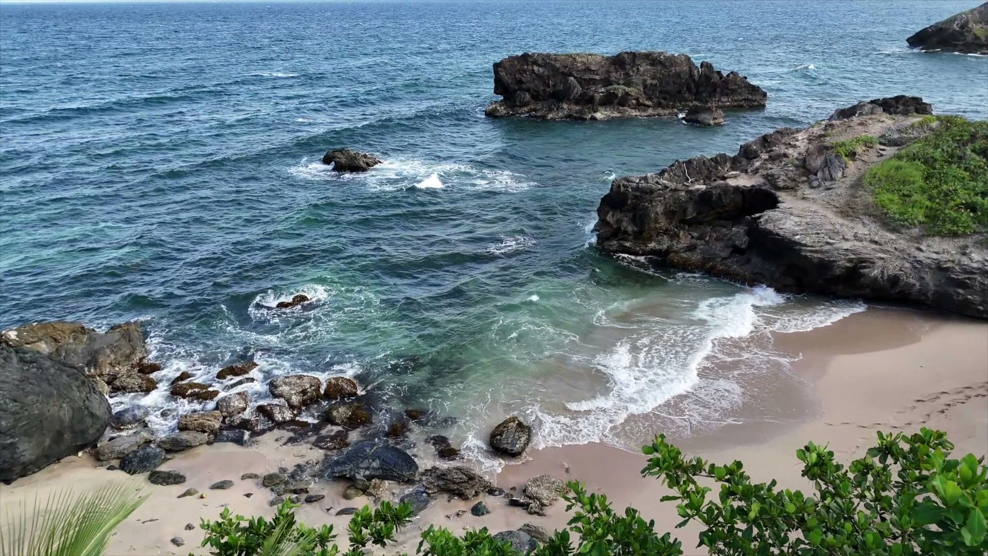 The cove below Punta Balandra, Samaná