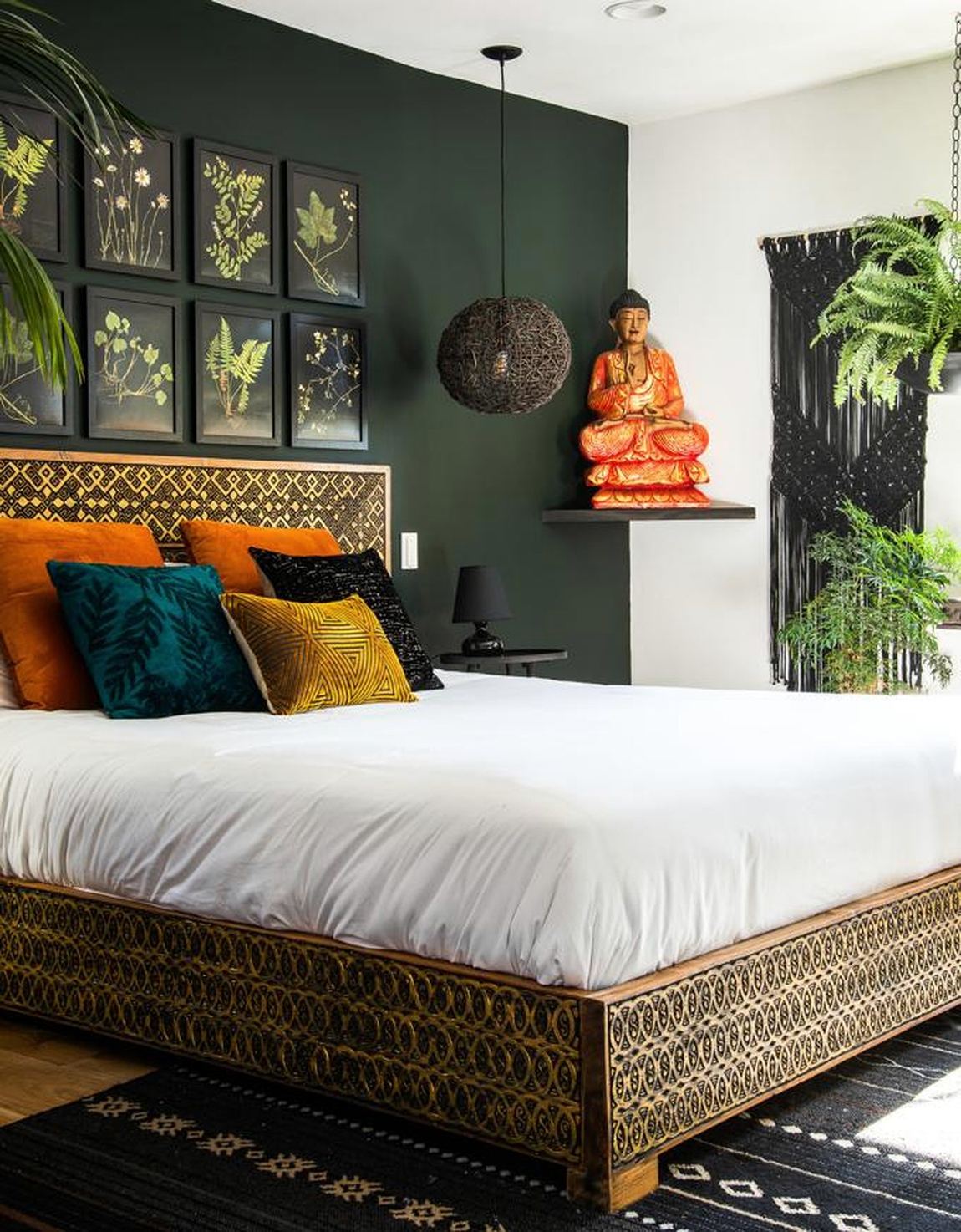 The green bedroom at Nimbali